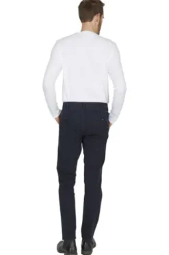 CLUB OF COMFORT High Stretch Baumwoll-Hose marine mit Diamantschliff