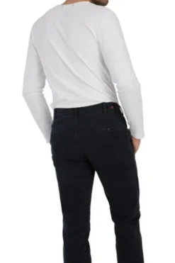 CLUB OF COMFORT High Stretch Baumwoll-Hose marine mit Diamantschliff
