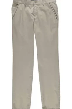 CLUB OF COMFORT High Stretch Baumwoll-Hose beige Garvey Flat-Front