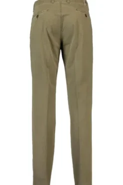 CLUB OF COMFORT High Stretch Baumwoll-Hose khaki Garvey Flat-Front