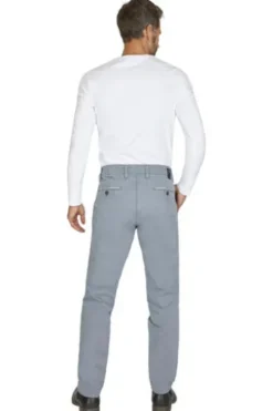 CLUB OF COMFORT High Stretch Baumwoll-Hose blau Garvey Flat-Front