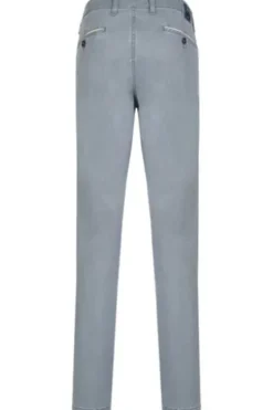 CLUB OF COMFORT High Stretch Baumwoll-Hose blau Garvey Flat-Front