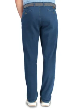 CLUB OF COMFORT High Stretch Denim-Jeans schwarz Garvey Flat-Front