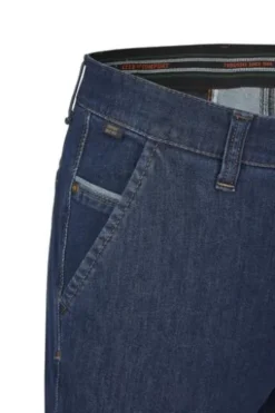 CLUB OF COMFORT High Stretch Denim-Jeans blue Garvey Flat-Front