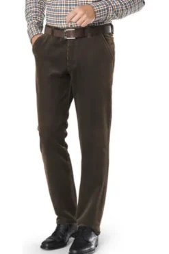 CLUB OF COMFORT Stretch-Cord-Hose braun Garvey