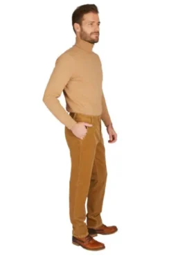 CLUB OF COMFORT Stretch-Feincord Hose beige Garvey