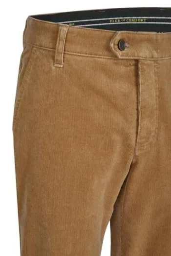 CLUB OF COMFORT Stretch-Feincord Hose beige Garvey
