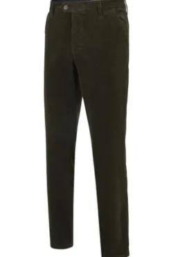 CLUB OF COMFORT Stretch-Feincord Hose oliv Garvey