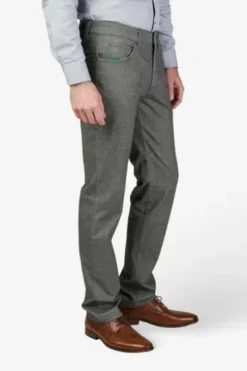 CLUB OF COMFORT Wool-Look Chino-Hose grau