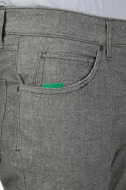 CLUB OF COMFORT Wool-Look Chino-Hose grau