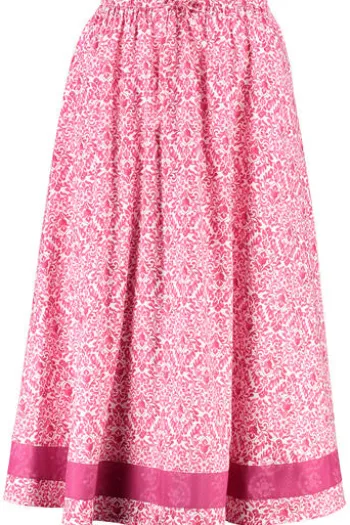 Damenrock BERWIN Rock pink gemustert