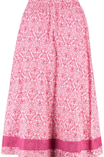 Damenrock BERWIN Rock pink gemustert