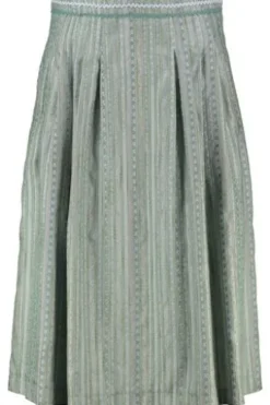 Damenrock HAMMERSCHMID Rock Lindau mint im edlen Jacquard-Dessin