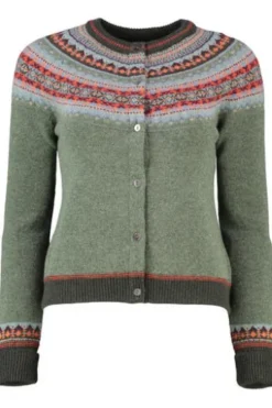 ERIBE Strickjacke Alpine breamer gemustert im Fair-Isle Strickmuster