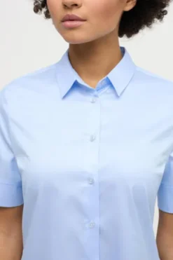 ETERNA Bluse hellblau 1/2-Arm