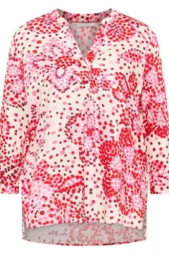 ETERNA Bluse pink gepunktet 3/4-Arm