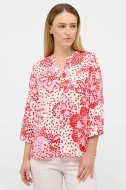 ETERNA Bluse pink gepunktet 3/4-Arm