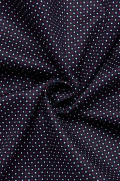 ETERNA Hemd bordeaux/blau gepunktet Comfort Fit Langarm