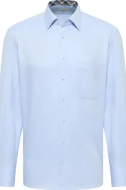 ETERNA Hemd hellblau comfort fit Langarm