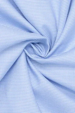 ETERNA Hemd hellblau Comfort Fit Kurzarm