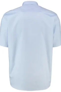 ETERNA Hemd hellblau Comfort Fit Kurzarm