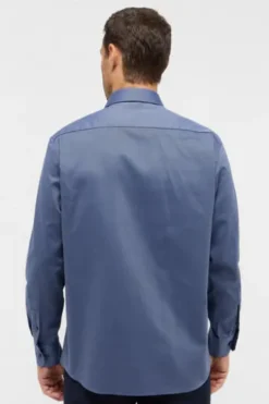 ETERNA Hemd marine Comfort Fit Langarm