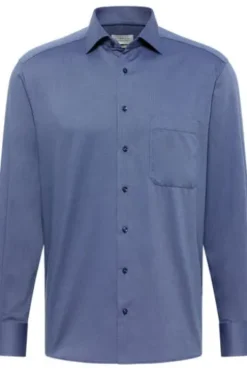 ETERNA Hemd marine Comfort Fit Langarm