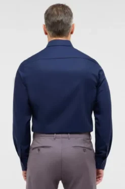 ETERNA Hemd marine Comfort Fit Langarm
