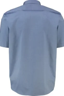 ETERNA Hemd marine Comfort Fit Kurzarm