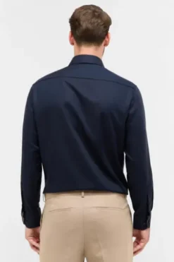 ETERNA Hemd navy comfort fit Langarm