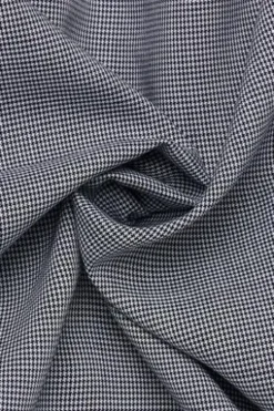 ETERNA Hemd navy gemustert Comfort Fit Kurzarm