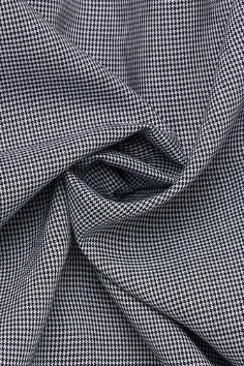 ETERNA Hemd navy gemustert Comfort Fit Kurzarm