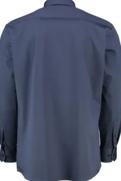 ETERNA Hemd navy Modern Fit Langarm
