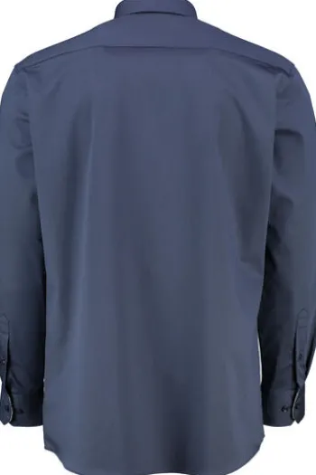 ETERNA Hemd navy Modern Fit Langarm
