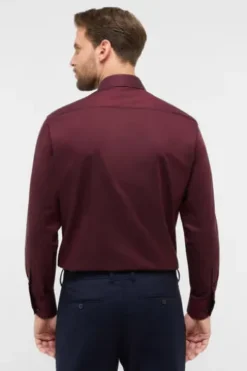 ETERNA Hemd plum comfort fit Langarm