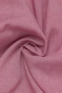ETERNA Hemd Rot gemustert Comfort Fit Kurzarm