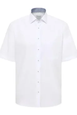 ETERNA Hemd weiss Comfort Fit Kurzarm