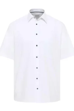 ETERNA Hemd weiss Comfort Fit Kurzarm