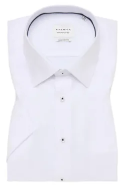 ETERNA Hemd weiss Comfort Fit Kurzarm