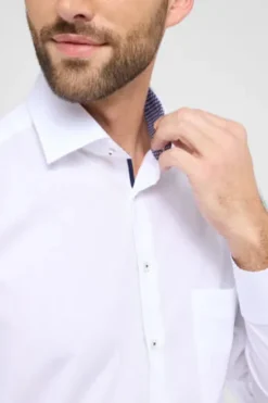 ETERNA Hemd weiss Comfort Fit Langarm