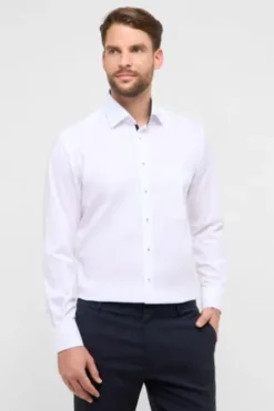 ETERNA Hemd weiss Comfort Fit Langarm