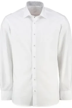 ETERNA Hemd weiss Modern Fit Langarm