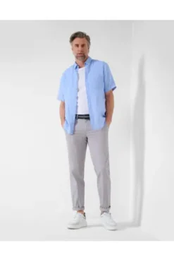 EUREX BY BRAX Baumwoll-Stretch- Hose Jim hellgrau Chino
