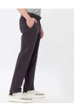 EUREX BY BRAX Baumwoll-Stretch-Hose anthrazit Jim