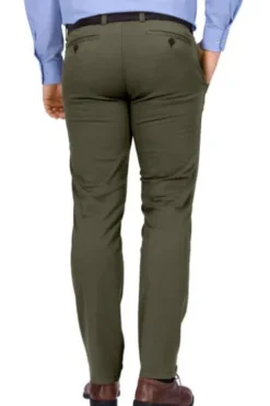 EUREX BY BRAX Baumwoll-Stretch-Hose oliv Jim
