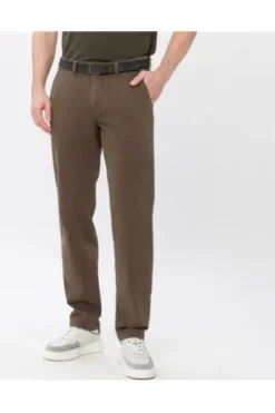 EUREX BY BRAX Baumwoll-Stretch-Hose oliv Jim