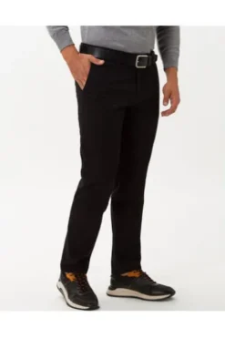 EUREX BY BRAX Chino Hose Jim schwarz Jim in Perma-Qualität