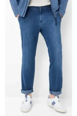 EUREX BY BRAX Chino Hose Thilo blue stone Regular Fit