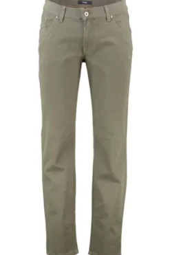 EUREX BY BRAX Five Pocket Baumwoll Hose Luke oliv
