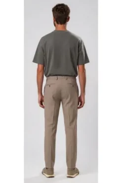 EUREX BY BRAX Flat Front Hose Jan hellbraun Regular Fit